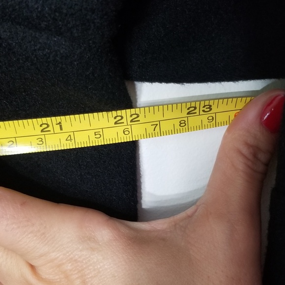 Manteaux Manteaux | Black Wool Car Coat Size 14 - Picture 7 of 7